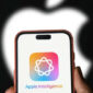 Icon Apple Intelligence pada model iPhone. (Foto: Tomsguide)