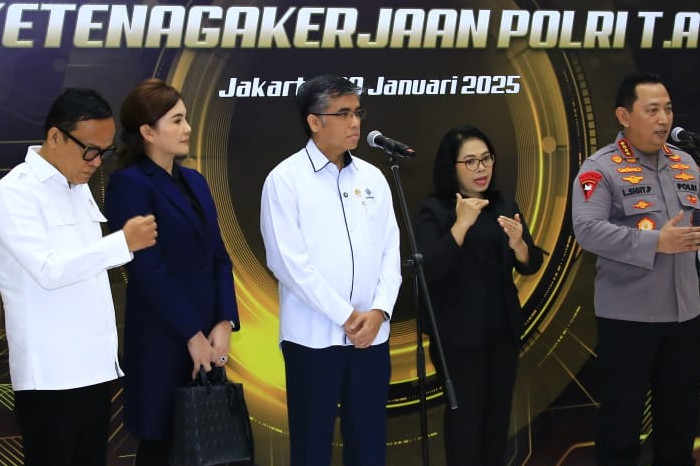 Desk Ketenagakerjaan Polri Resmi Diluncurkan (Humas Polri)