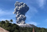 Status Gunung Ibu Diturunkan ke Level Siaga, Masyarakat Diminta Tetap Waspada (Istimewa)