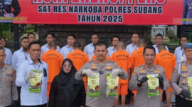 Polres Subang Amankan 5 Kilogram Sabu, Ungkap Jaringan Narkoba Besar (dok. Humas)