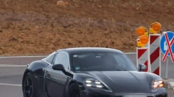 Porsche 718 Cayman Listrik Muncul di Jalan untuk Pertama Kalinya (Carscoops)