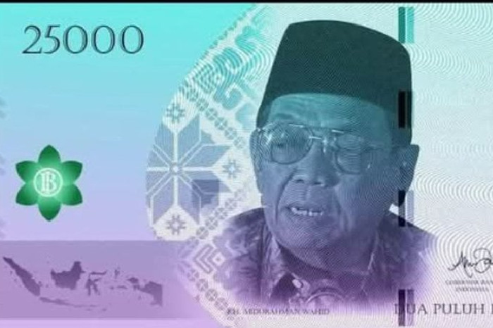 Fakta di Balik Klaim Uang Pecahan Rp25.000 Bergambar Gus Dur (Tangkapan Layar)